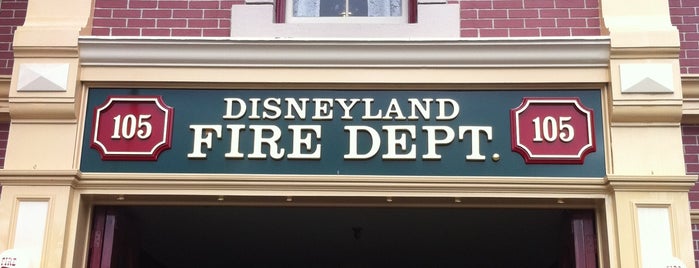 Disneyland Fire Department No. 1 is one of My vacation @ CA.