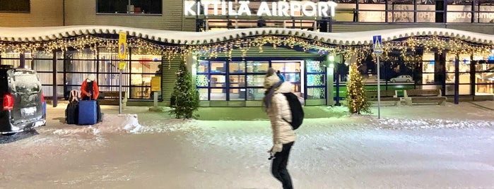 Kittilä Airport (KTT) is one of Finland فنلندا.