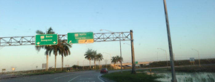 Sawgrass Expressway is one of Trace.