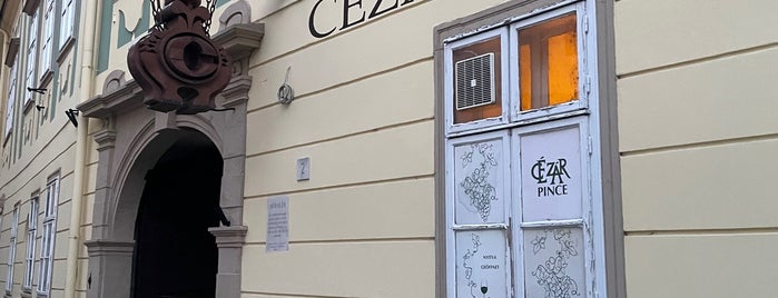 Cézár Borozó is one of 1.