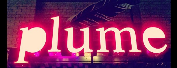 Plume is one of Eat Here Again.