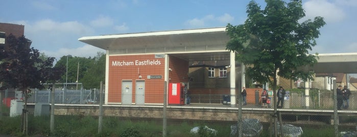Mitcham Eastfields Railway Station (MTC) is one of Stations - NR London used.