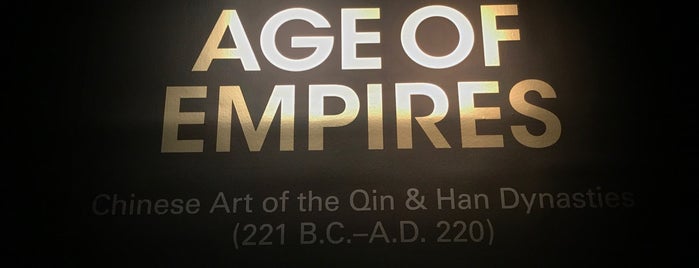 Age of Empires: Chinese Art of the Qin and Han Dynasties (221 B.C.–A.D. 220) is one of Tempat yang Disukai Hannah.