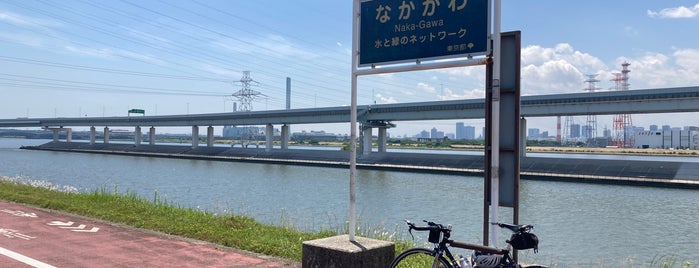 清砂大橋（江戸川区側・中川左岸） is one of 橋.