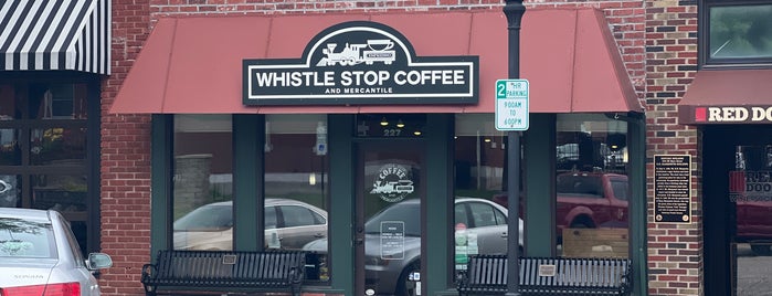 Whistle Stop Coffee Shop is one of Kansas City Missouri.