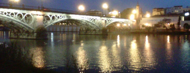 Puente de Isabel II 'Puente de Triana' is one of Sevilla.