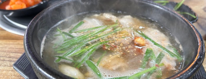 Bon Jeon Pork and Rice Soup is one of Busan Favourites.