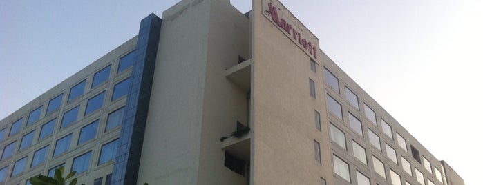 Jaipur Marriott Hotel is one of Tempat yang Disukai Leyla.