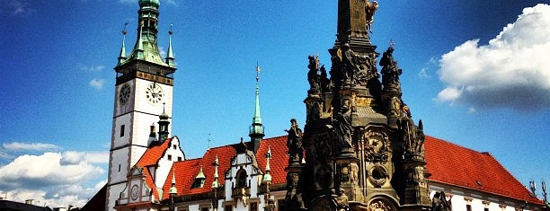 The Holy Trinity Column is one of UNESCO World Heritage Sites in Eastern Europe.