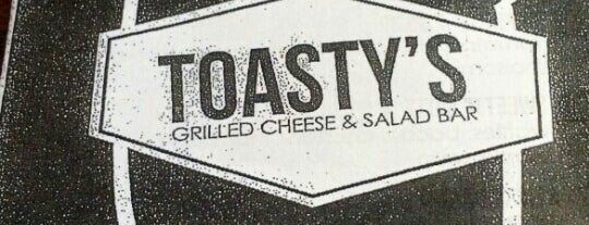 toasty's Grilled Cheese & Salad Bar is one of Places To Try To Eat.