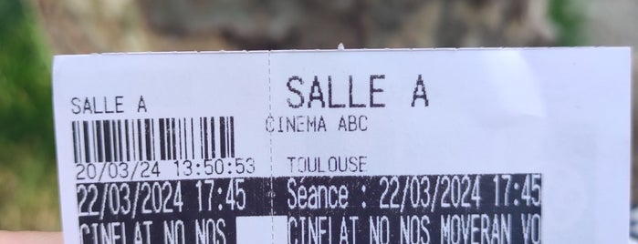Cinéma ABC is one of Toulouse.