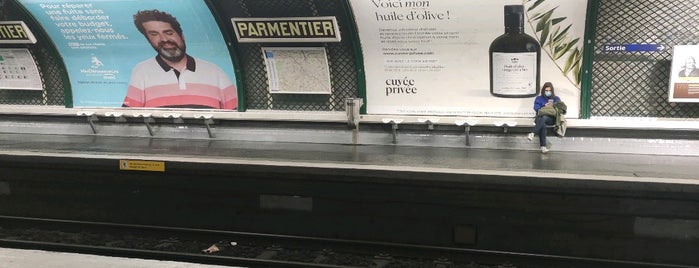 Métro Parmentier [3] is one of Paris Metro.