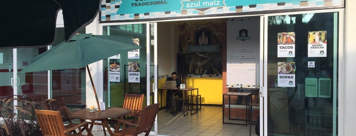 Azul Maíz is one of สถานที่ที่บันทึกไว้ของ Sandra.