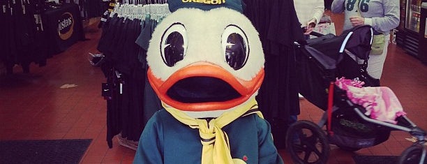 The Duck Store is one of Oregon Duck.