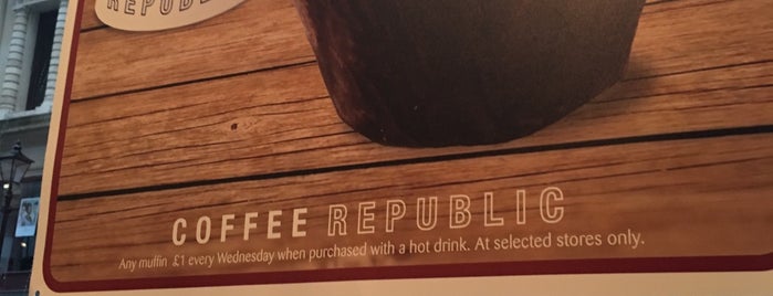 Coffee Republic is one of Brum.