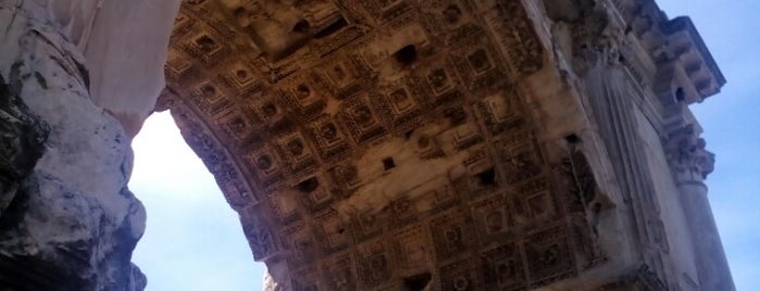 Arch of Titus is one of Рим.