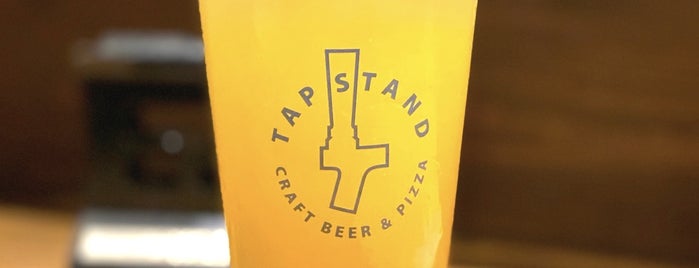 TAP STAND Craft Beer ＆ Pizza is one of Thomas’s Liked Places.