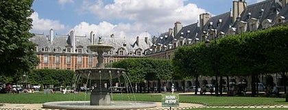 Place des Vosges is one of Paris.