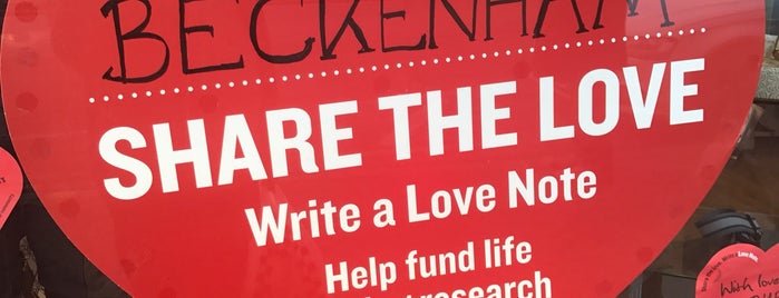 British Heart Foundation is one of Beckenham.
