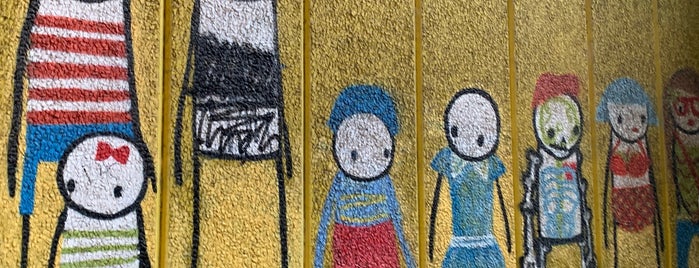 Stik Mural is one of London s.t.d..