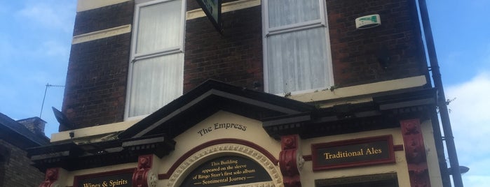 The Empress is one of Famous Beatles Sites - Liverpool and London.
