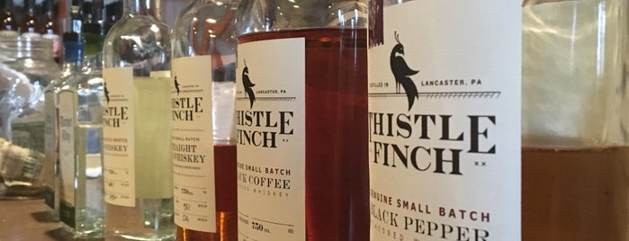 Thistle Finch Distillery is one of Jim's Saved Places.