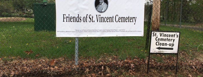St. Vincent Cemetery In Clifton Park is one of Baltimore Metro Cemeteries.