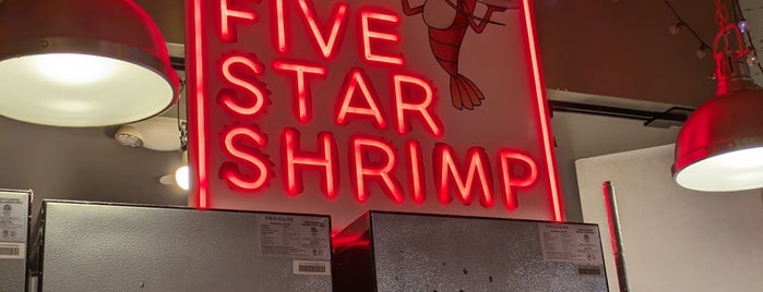 Five Star Shrimp is one of *Hawaii.