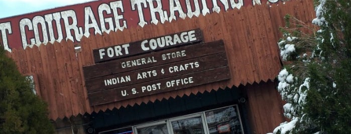 Fort Courage is one of Route 66.