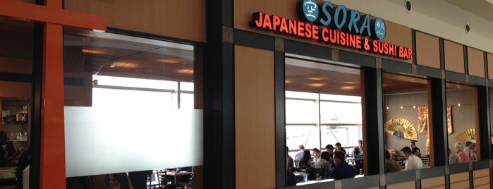 Sora is one of Places to eat on work travel.