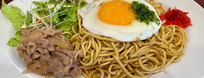 食い道楽 本店 is one of Restaurant/Fried soba noodles, Cold noodles.