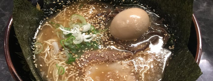 元祖博多中州屋台ラーメン 一竜 東久留米店 is one of ラーメン道1.