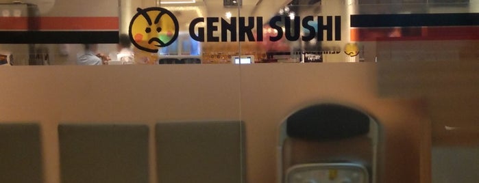 Genki Sushi is one of สถานที่ที่ Satrio ถูกใจ.