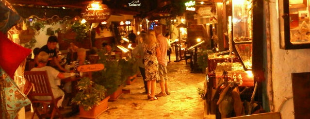Cafe Barcelona is one of kaş guide.