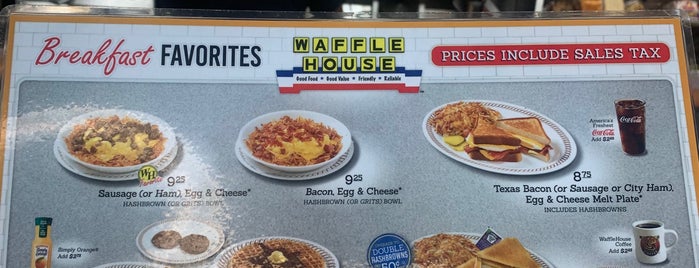 Waffle House is one of Good cheap breakfast joints.