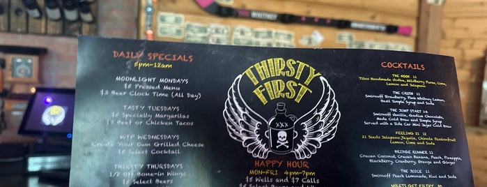 Thirsty First is one of St Pete Restaurants, Ice Cream, Etc.