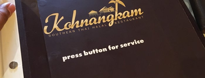 Koh Nangkam Southern Thai Restaurant is one of Hungry for Halal حلال.