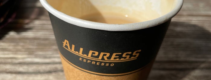 Old Garage Espresso is one of Brunch & Caw-fee.