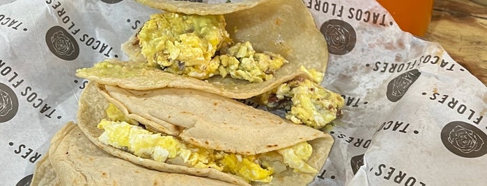 Taco Flores is one of Breakfast Spots Houston.
