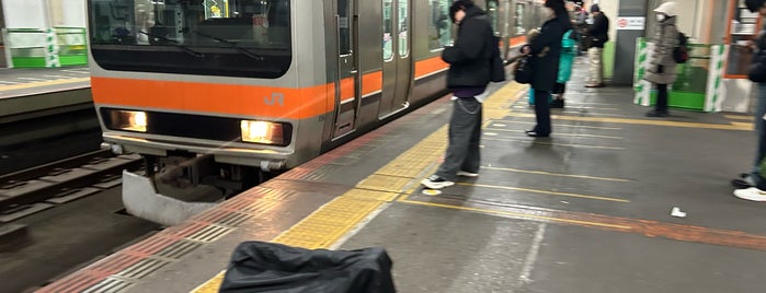 JR Nishi-Funabashi Station is one of Tempat yang Disukai MK.