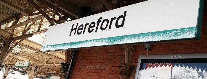 Hereford Railway Station (HFD) is one of Trens e Metrôs!.
