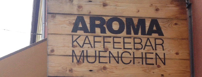 Aroma Kaffeebar is one of Mittagspause in München (Restaurants).