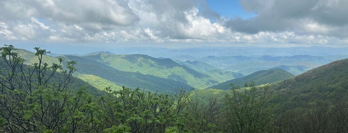 Craggy Gardens is one of The Blue Ridge Parkway.