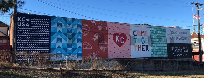 Made in KC Mural is one of Kansas City.