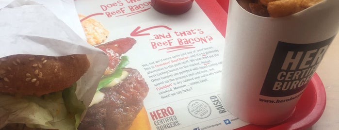Hero Certified Burgers is one of Toronto eats.