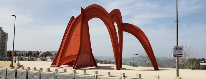 Jerusalem Stabile statue by Alexander Calder is one of Jerusalem.