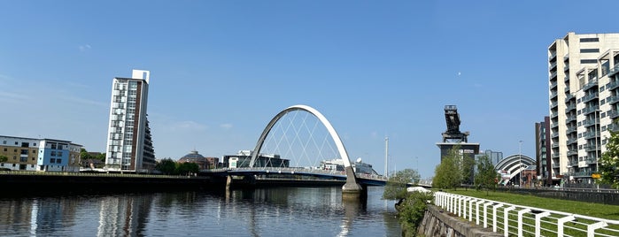 Clyde Arc (Squinty Bridge) is one of Places - Glasgow.