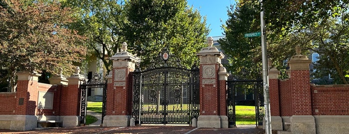 Van Wickle Gates is one of Brown University: a visit to campus!.