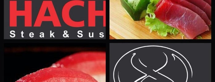 Hachi Steak & Sushi is one of Locais curtidos por Carla.