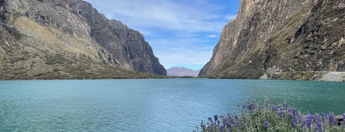 Laguna de Llanganuco is one of Peru.